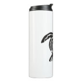 Zee schildpad bespaart de schildpad thermosbeker (Gedraaid links)