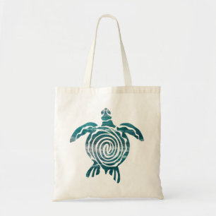Zee schildpad bespaart de schildpad tote bag