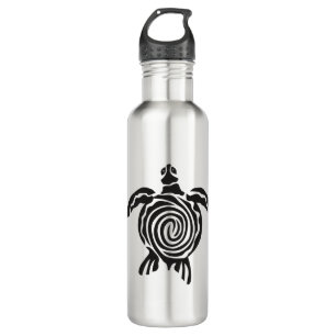 Zee schildpad bespaart de schildpad waterfles 