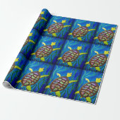 Zee, schildpad cadeaupapier (Uitgerold)