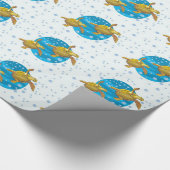Zee, schildpad cadeaupapier (Hoek)