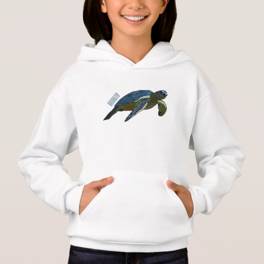 Zee schildpad cartoon (Voorkant)