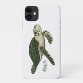 Zee schildpad cartoon Case-Mate iPhone case (Achterkant)