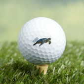 Zee schildpad cartoon golfballen (Insitu Shirt)