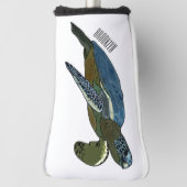 Zee schildpad cartoon golfheadcover (Draai 90)