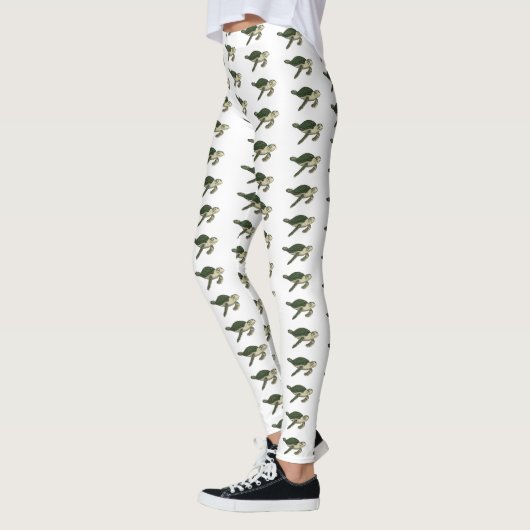 Zee schildpad cartoon leggings (Links)