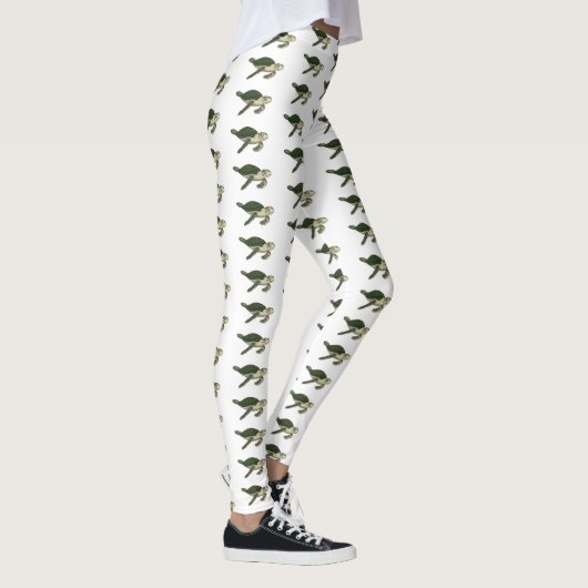 Zee schildpad cartoon leggings (Rechts)