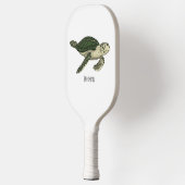 Zee schildpad cartoon pickleball paddle (Links)