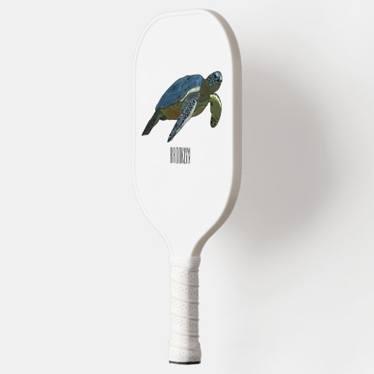 Zee schildpad cartoon pickleball paddle (Links)