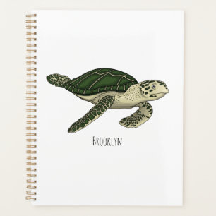 Zee schildpad cartoon planner