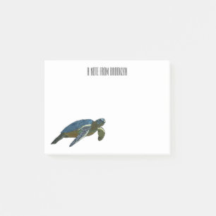 Zee schildpad cartoon post-it® notes