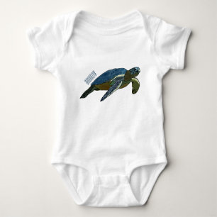 Zee schildpad cartoon romper