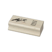 Zee schildpad cartoon rubberstempel (Stempel)