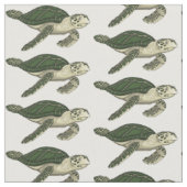 Zee schildpad cartoon stof (Close Up)