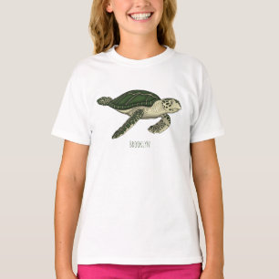 Zee schildpad cartoon t-shirt