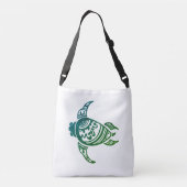 Zee schildpad crossbody tas (Achterkant)