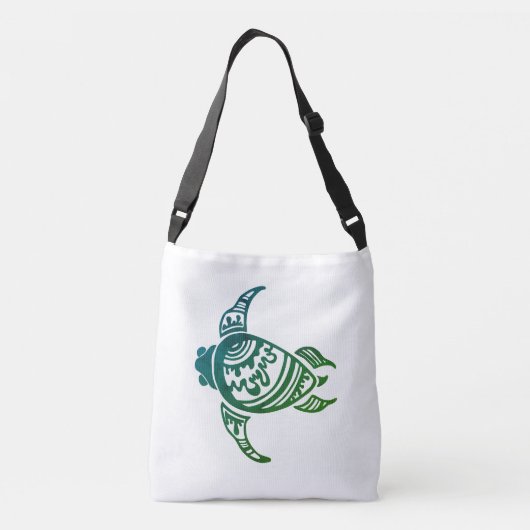 Zee schildpad crossbody tas (Achterkant)