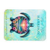 Zee Schildpad Cruiseschip Stateroom Magnet Magneet (Horizontaal)