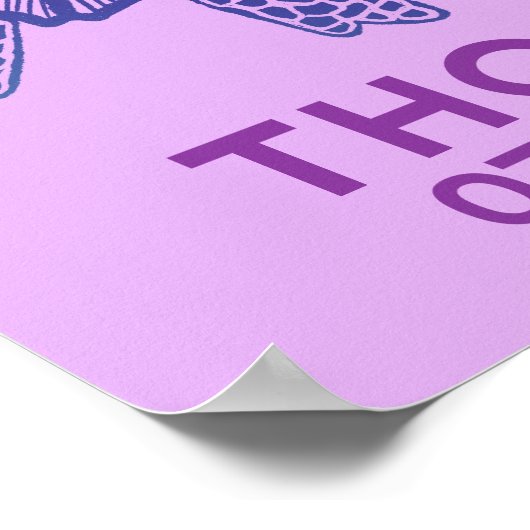 Zee schildpad CUSTOM BABY NAAM VERJAARDAG Kunst Poster (Hoek)