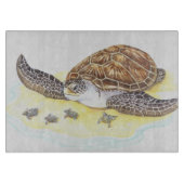 Zee schildpad en baby's snijplank (Voorkant)