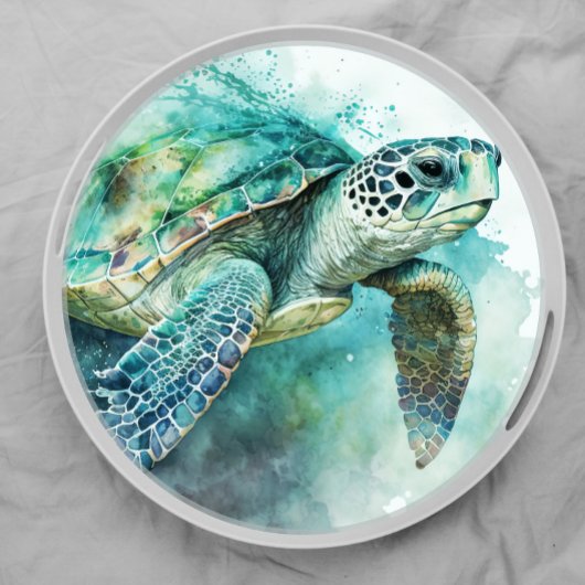 Zee Schildpad en Bubbels Decoupage Tissuepapier