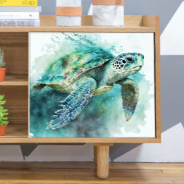 Zee Schildpad en Bubbels Decoupage Tissuepapier