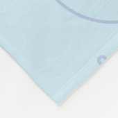 Zee schildpad en dolfijn fleece deken (Hoek)