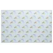Zee schildpad en dolfijn stof (Fat Quarter)