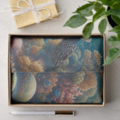 Zee Schildpad en koraal Decoupage Tissuepapier (Geschenk)