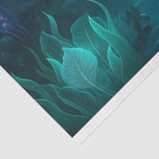 Zee Schildpad en kwal Decoupage Tissuepapier (Detail)