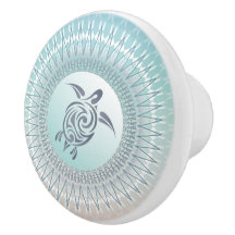 Zee schildpad en Mandala nautisch