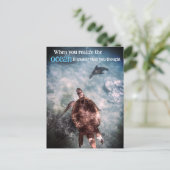 Zee schildpad en zee leeuw onder water feestdagenkaart (Staand voorkant)