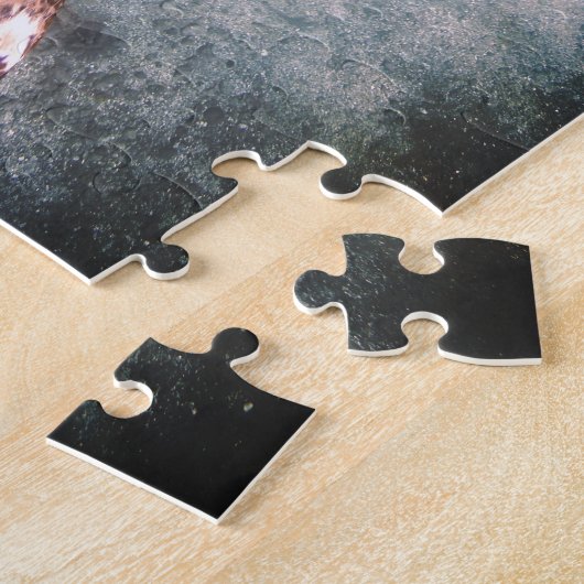 Zee schildpad en zee leeuw onder water legpuzzel (Zijkant)