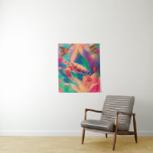 Zee schildpad Fantasy Scene Small Wandkleed (In situ)