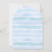 Zee Schildpad Hatchling Meisje Baby shower Pink Ar Kaart (Achterkant)