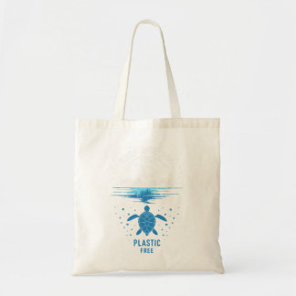 Zee schildpad houdt ons Zee plastic vrij 50 oceaan Tote Bag