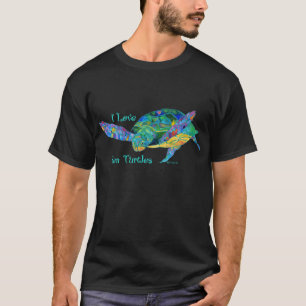 Zee schildpad houdt van schildpad t-shirt