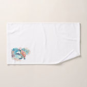 Zee schildpad in koraalrif bad handdoek (Handdoek)