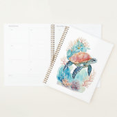 Zee schildpad in koraalrif planner (Display)