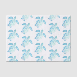 Zee Schildpad in pastel Tissuepapier