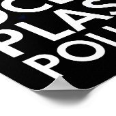 Zee schildpad in plastic zakken poster (Hoek)