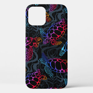 Zee schildpad in psychedelische multicolor kleuren Case-Mate iPhone case