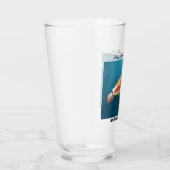 Zee schildpad in vrede - Drink glas (Rechts)