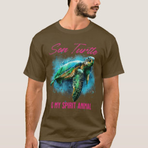 Zee schildpad is mijn dierlijk t-shirt