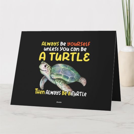 Zee schildpad kaart (Achterkant)