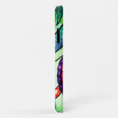 Zee Schildpad Kleurrijke Bright Tropical Case-Mate iPhone Case (Achterkant/rechts)