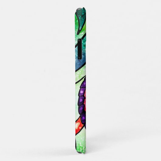 Zee Schildpad Kleurrijke Bright Tropical Case-Mate iPhone Case (Achterkant/rechts)