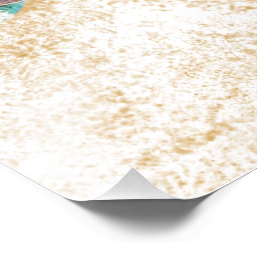 Zee schildpad Kunstkunst Kustkunst Foto Afdruk (Hoek)