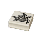 zee schildpad, kunstzegel rubberstempel (Stempel)