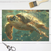 Zee schildpad kust chique decoupage tissuepapier